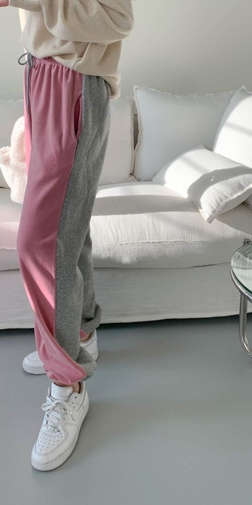 LEOPARD - Korean Children Fashion - #Kfashion4kids - Veloure Color Jogger Pants - 5