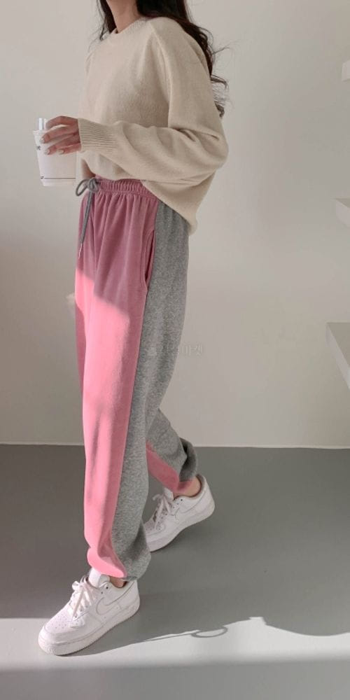LEOPARD - Korean Children Fashion - #Kfashion4kids - Veloure Color Jogger Pants - 7