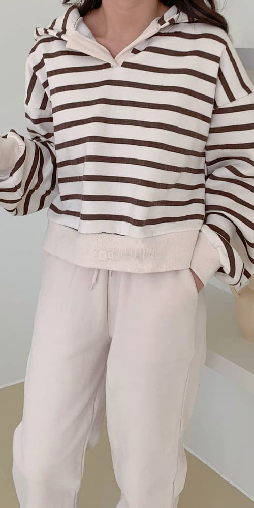 LEOPARD - Korean Children Fashion - #Kfashion4kids - Stripes Hoody