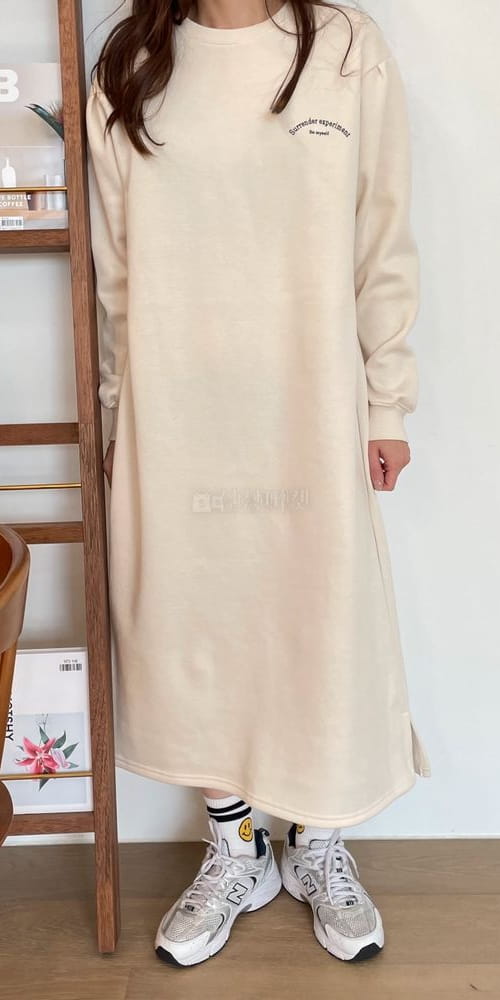 LIKE MORE - Korean Children Fashion - #Kfashion4kids - Terry Long One-piece - 2