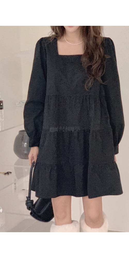 LIKE MORE - Korean Children Fashion - #Kfashion4kids - More Can Can Mini One-piece - 2