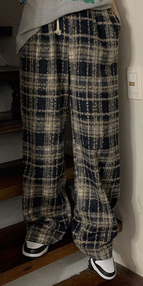 LIKE MORE - Korean Children Fashion - #Kfashion4kids - Check Pintuck Pants - 4
