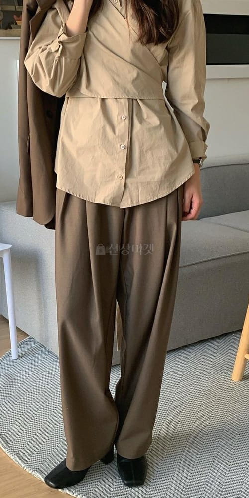 LIKE MORE - Korean Children Fashion - #Kfashion4kids - Pintuck Slacks Pants - 3