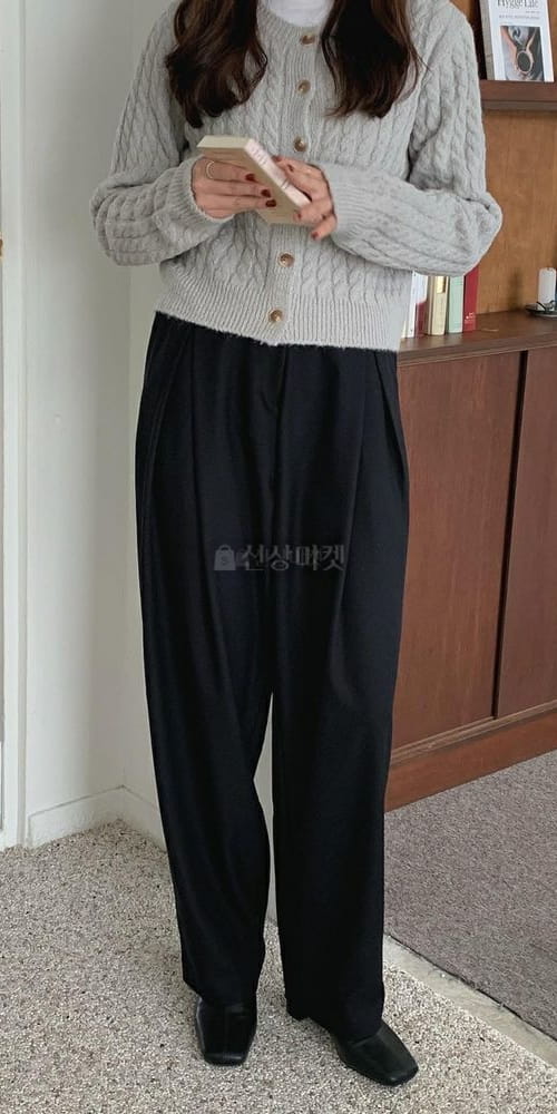 LIKE MORE - Korean Children Fashion - #Kfashion4kids - Pintuck Slacks Pants - 4