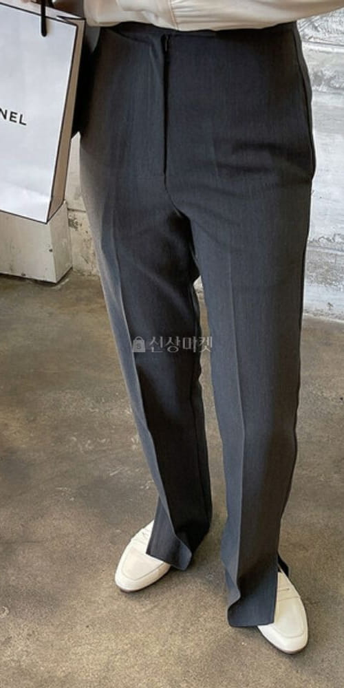 LIKE MORE - Korean Children Fashion - #Kfashion4kids - Slit Striaght Pants