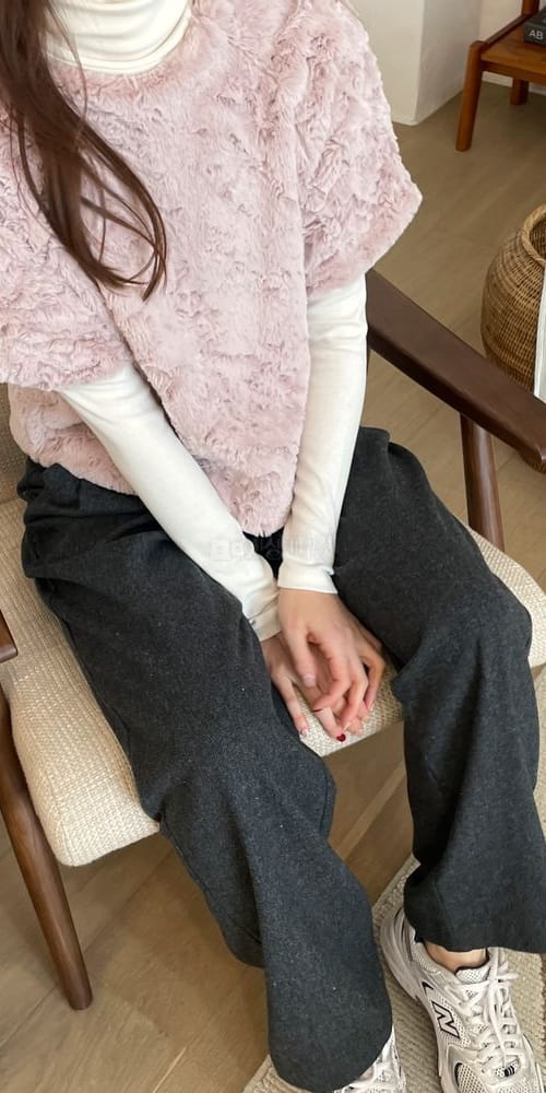 LIKE MORE - Korean Children Fashion - #Kfashion4kids - Shirt Sleeves Mink Blouse - 2