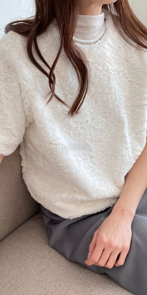 LIKE MORE - Korean Children Fashion - #Kfashion4kids - Shirt Sleeves Mink Blouse - 3