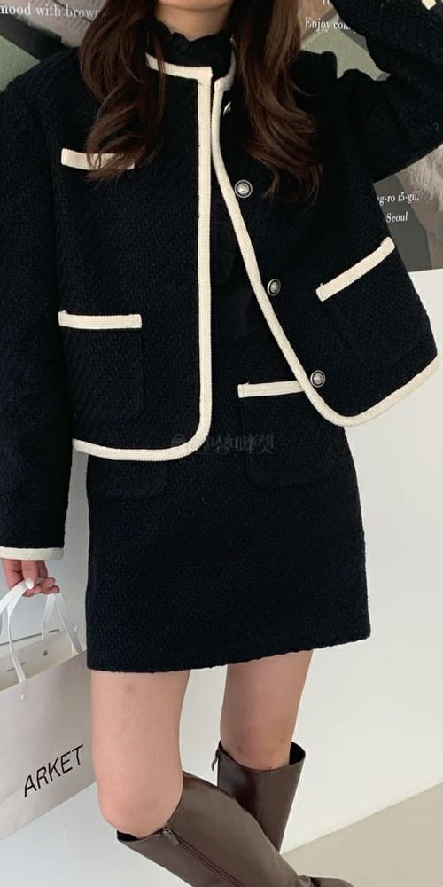 LIKE MORE - Korean Children Fashion - #Kfashion4kids - Honey Twid Jacket - 2