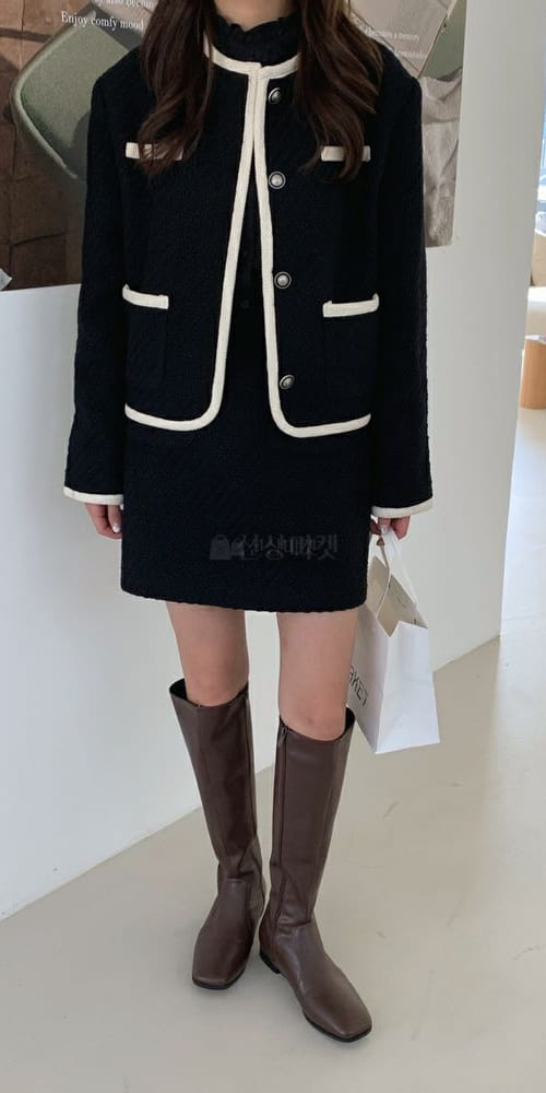 LIKE MORE - Korean Children Fashion - #Kfashion4kids - Honey Twid Jacket - 4