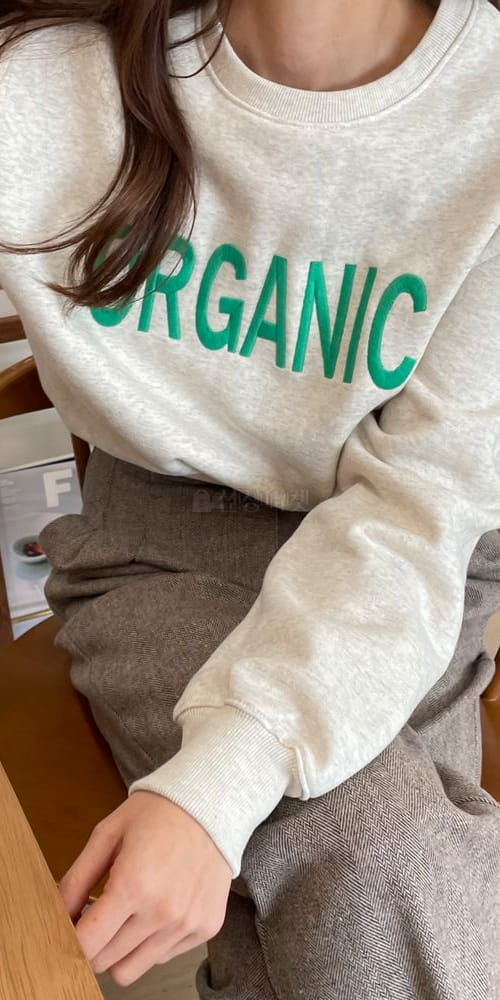 LIKE MORE - Korean Children Fashion - #Kfashion4kids - Embroidery Crop Sweatshirt