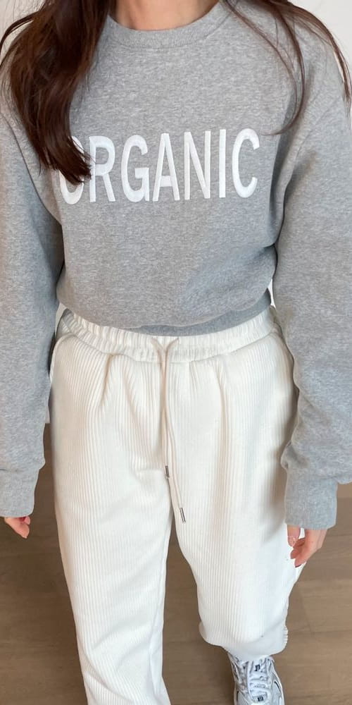 LIKE MORE - Korean Children Fashion - #Kfashion4kids - Embroidery Crop Sweatshirt - 2
