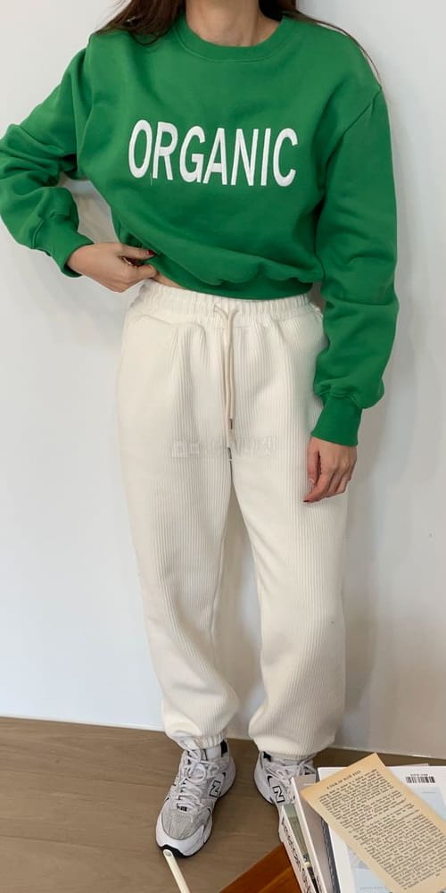 LIKE MORE - Korean Children Fashion - #Kfashion4kids - Embroidery Crop Sweatshirt - 3