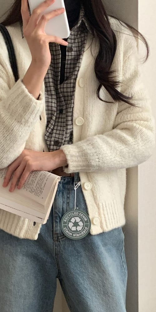LONER - Korean Children Fashion - #Kfashion4kids - Thank You Cardigan