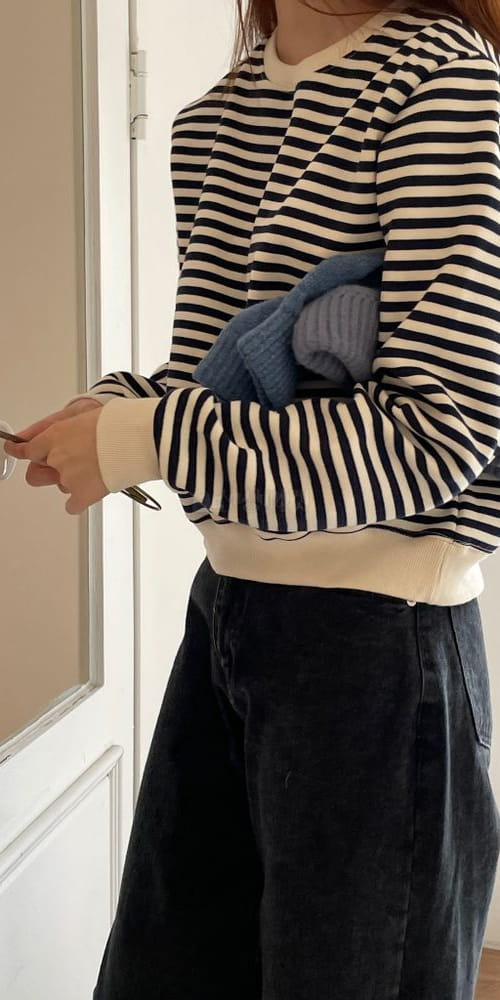 LONER - Korean Children Fashion - #Kfashion4kids - Stripes Sweatshirt