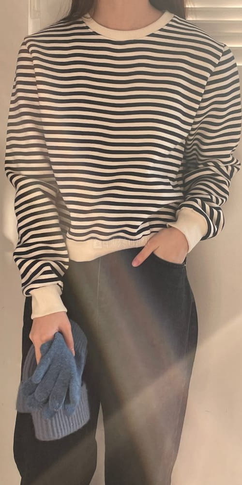 LONER - Korean Children Fashion - #Kfashion4kids - Stripes Sweatshirt - 2