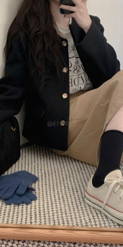 LONER - Korean Children Fashion - #Kfashion4kids - Cor Twid Jacket