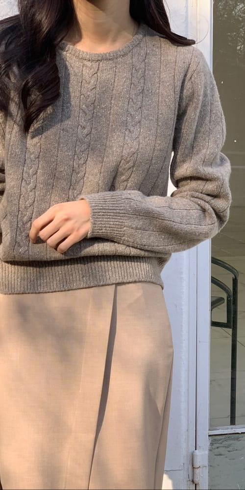 LONER - Korean Children Fashion - #Kfashion4kids - Silk Round Knit