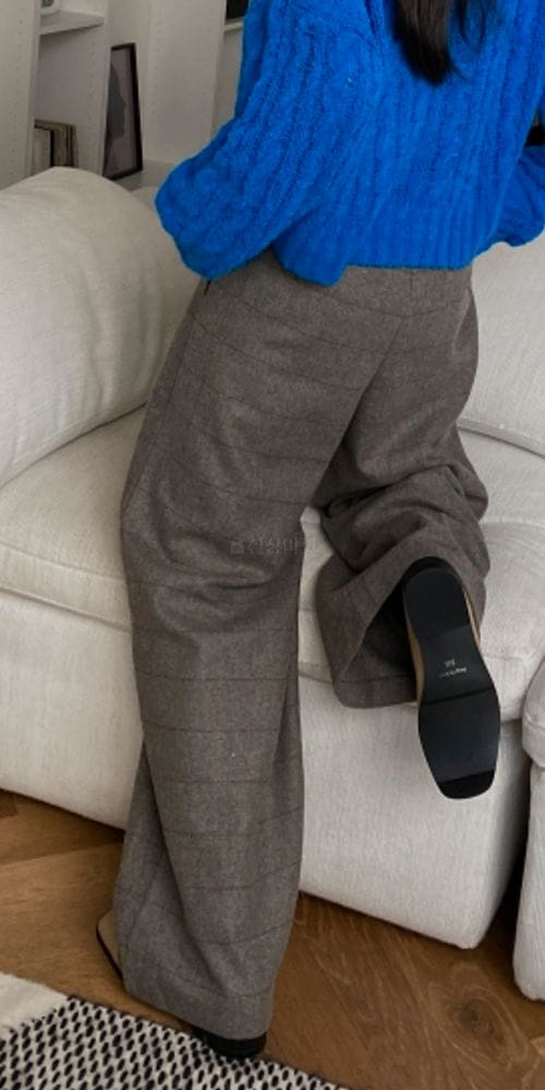 LOUNGE VERA - Korean Children Fashion - #Kfashion4kids - Boston Check Pants - 2