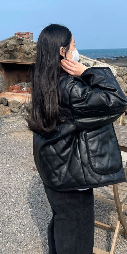 LOWELL - Korean Children Fashion - #Kfashion4kids - Leather Jumper