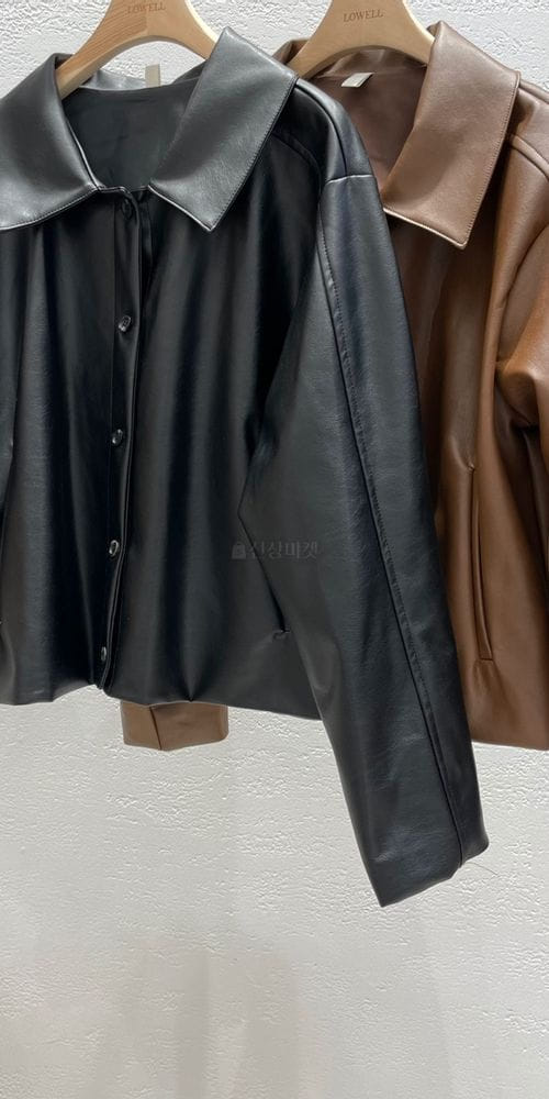 LOWELL - Korean Children Fashion - #Kfashion4kids - Leather Short Jacket - 4