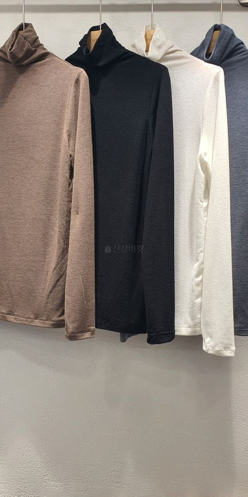 LOWELL - Korean Children Fashion - #Kfashion4kids - Paul Skin Turtleneck Tee - 3
