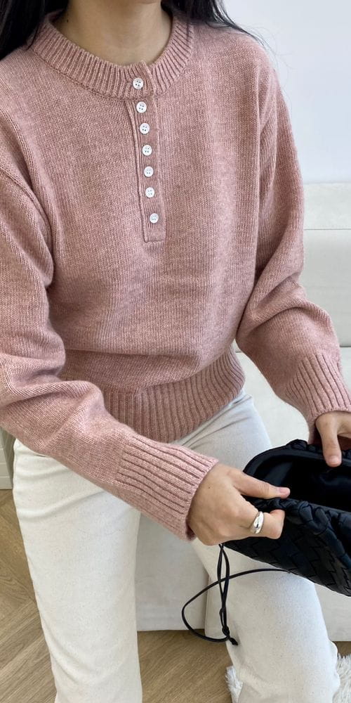 LUSTY - Korean Children Fashion - #Kfashion4kids - Button Knit - 2