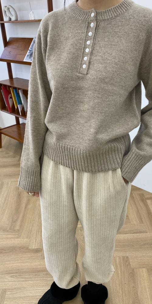 LUSTY - Korean Children Fashion - #Kfashion4kids - Button Knit - 3
