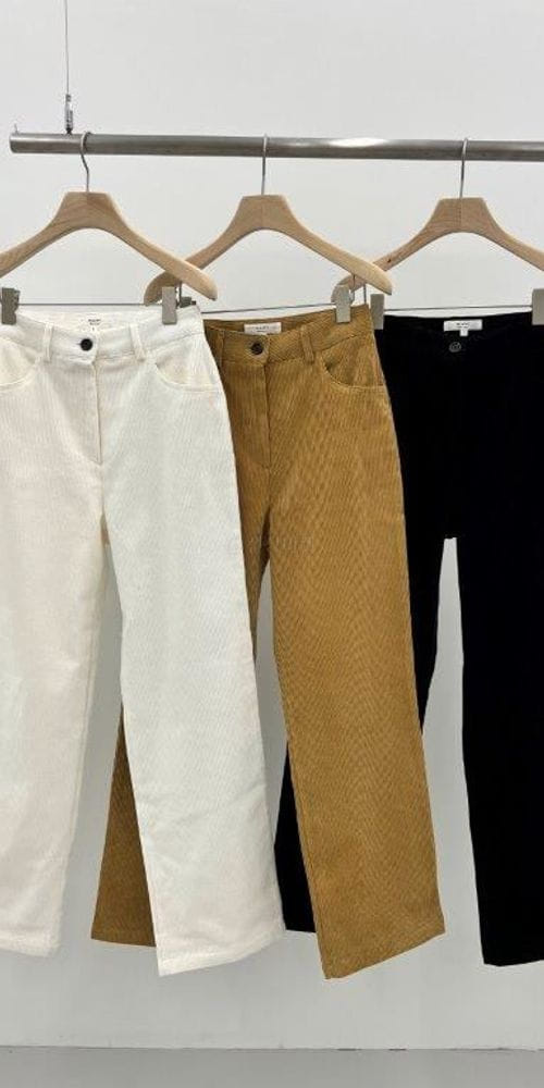 MAINT - Korean Children Fashion - #Kfashion4kids - Marcaroon Rib Pants - 4