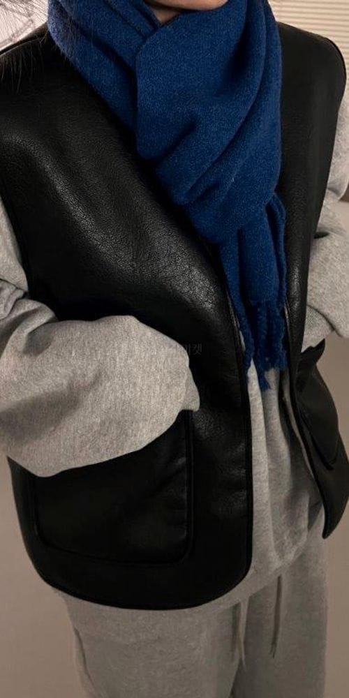 MAINT - Korean Children Fashion - #Kfashion4kids - Petti Leather Vest - 4