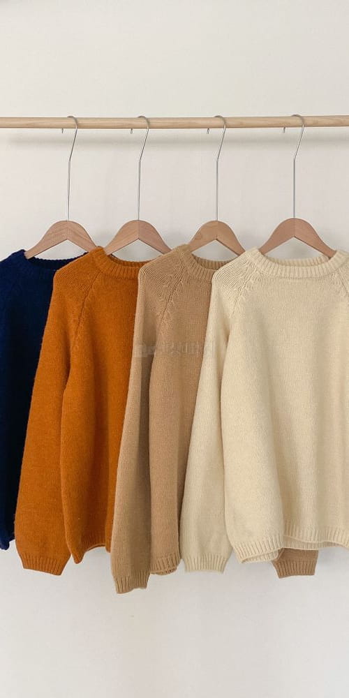 MANHATTAN - Korean Children Fashion - #Kfashion4kids - Raglan Knit Tee - 4