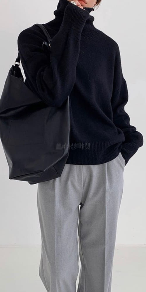 MANHATTAN - Korean Children Fashion - #Kfashion4kids - Loose Turtleneck Tee - 2
