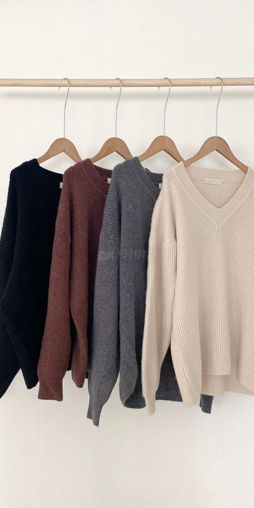 MANHATTAN - Korean Children Fashion - #Kfashion4kids - Dotom V Knit Tee - 4