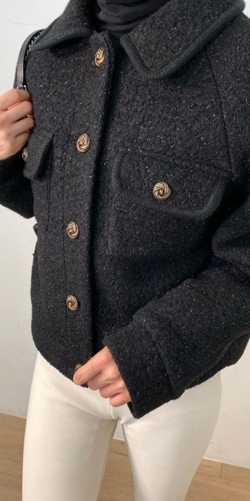 MERRY J - Korean Children Fashion - #Kfashion4kids - Bookle Twid Jacket - 2