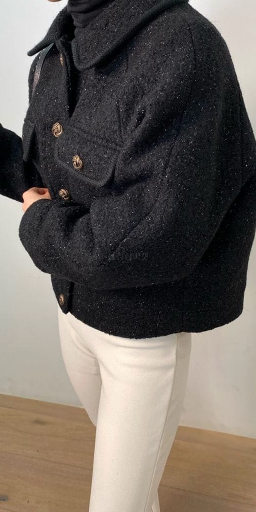 MERRY J - Korean Children Fashion - #Kfashion4kids - Bookle Twid Jacket - 3