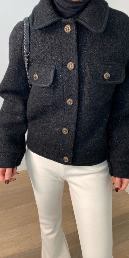 MERRY J - Korean Children Fashion - #Kfashion4kids - Bookle Twid Jacket - 4