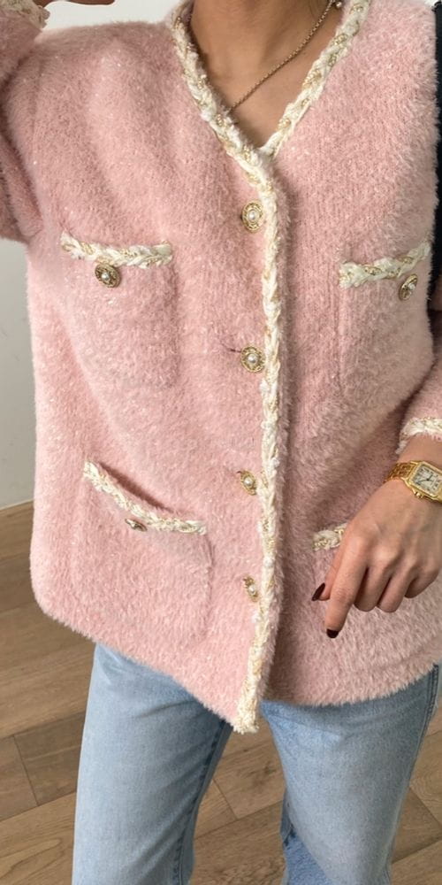 MERRY J - Korean Children Fashion - #Kfashion4kids - Bbosong Twid Jacket - 3
