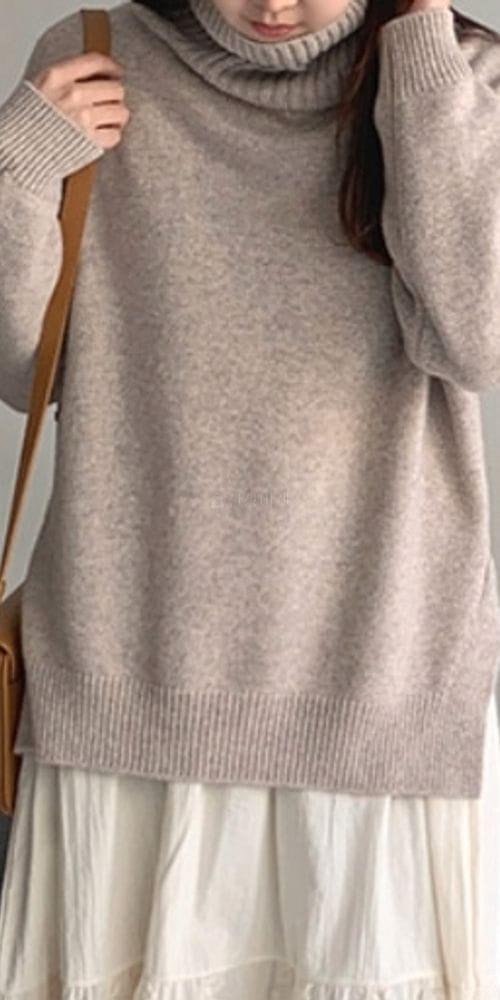 MERRY J - Korean Children Fashion - #Kfashion4kids - Sleeve Cable Turtleneck - 9