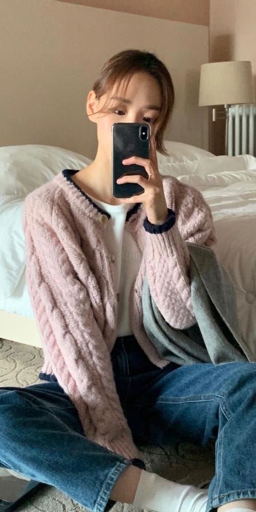 MICO - Korean Children Fashion - #Kfashion4kids - Picer Color Cardigan