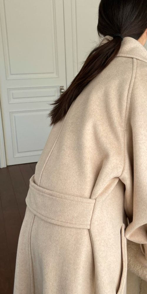 MOANI - Korean Children Fashion - #Kfashion4kids - Herringbone Over Coat - 2
