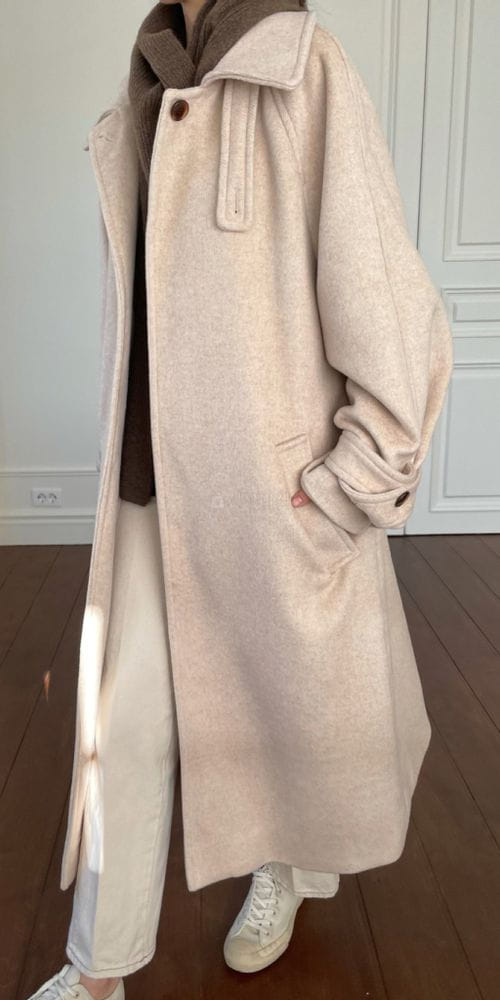 MOANI - Korean Children Fashion - #Kfashion4kids - Herringbone Over Coat - 3
