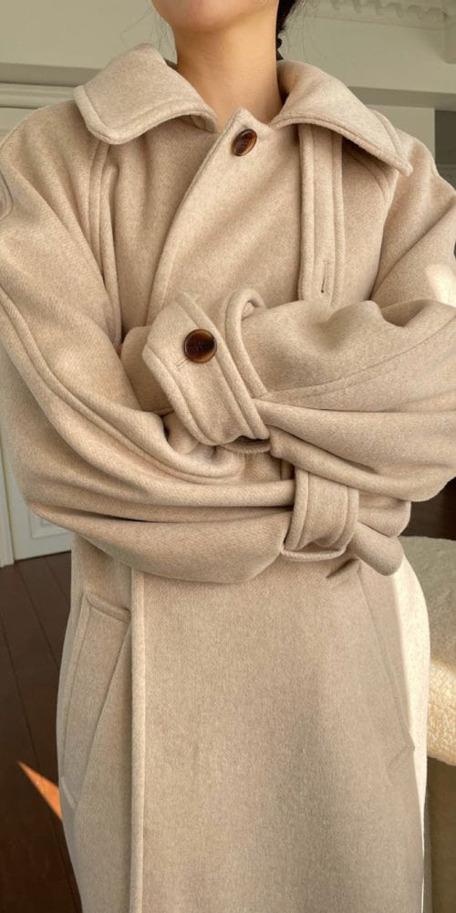 MOANI - Korean Children Fashion - #Kfashion4kids - Herringbone Over Coat - 4