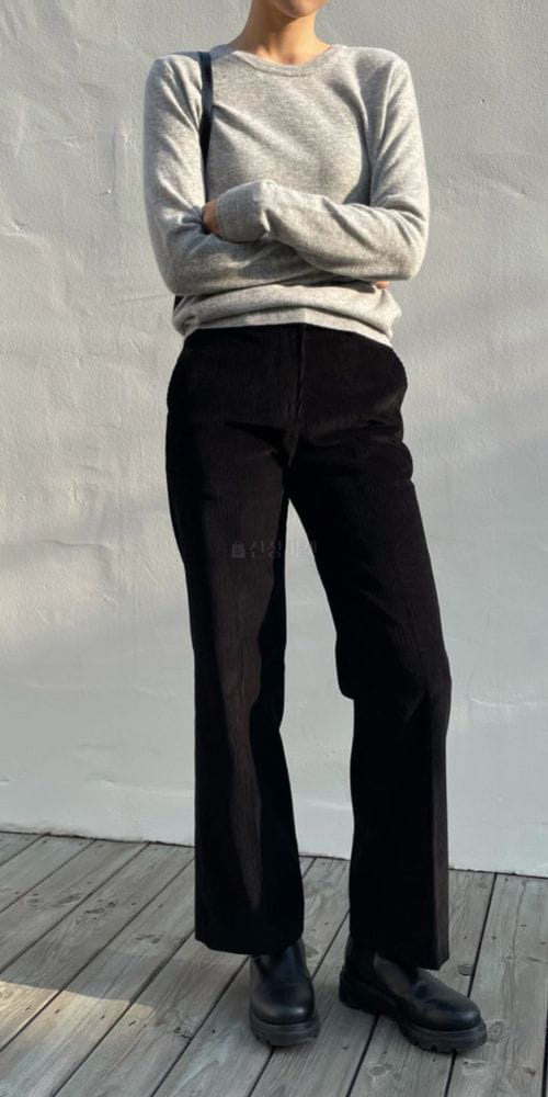 MOANI - Korean Children Fashion - #Kfashion4kids - Corduroy Wide Pants - 2