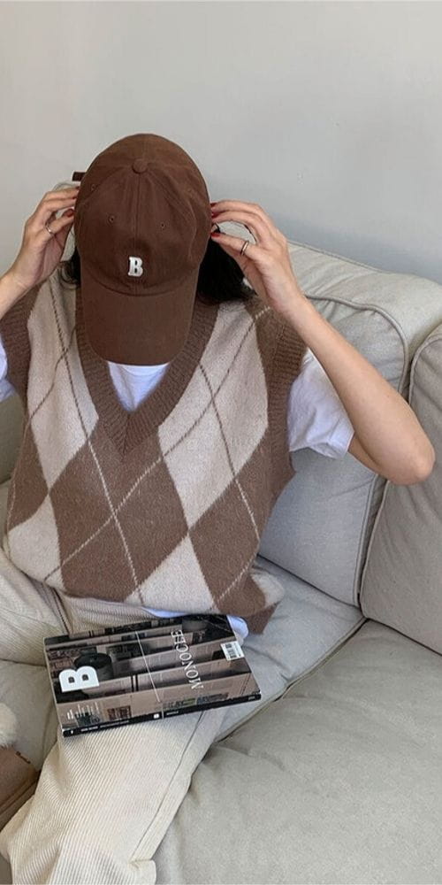 MOCHA - Korean Children Fashion - #Kfashion4kids - Brush Vest Knit Tee - 2