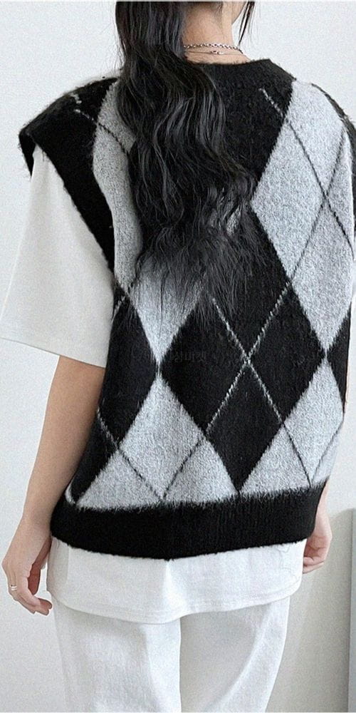 MOCHA - Korean Children Fashion - #Kfashion4kids - Brush Vest Knit Tee - 9