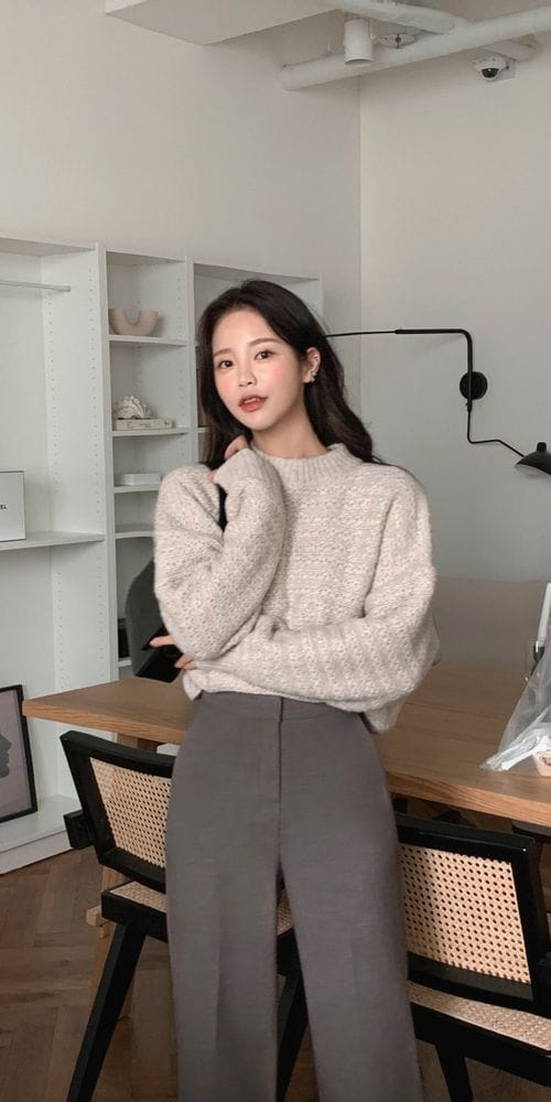 MOCHA - Korean Children Fashion - #Kfashion4kids - 3G Polca Knit Tee - 3