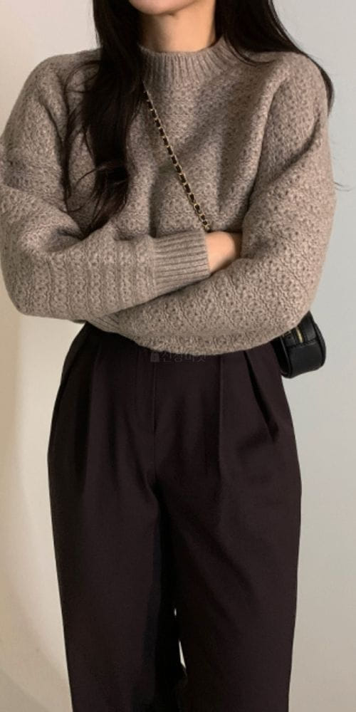 MOCHA - Korean Children Fashion - #Kfashion4kids - 3G Polca Knit Tee - 4