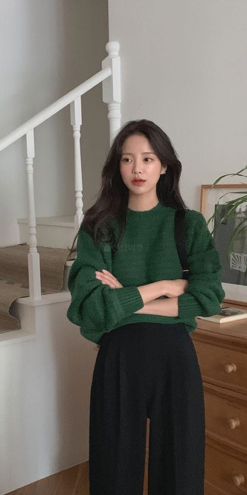 MOCHA - Korean Children Fashion - #Kfashion4kids - 3G Polca Knit Tee - 8