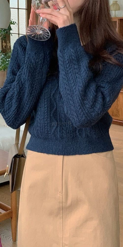 MOCHA - Korean Children Fashion - #Kfashion4kids - Clo Crop Knit Tee - 7