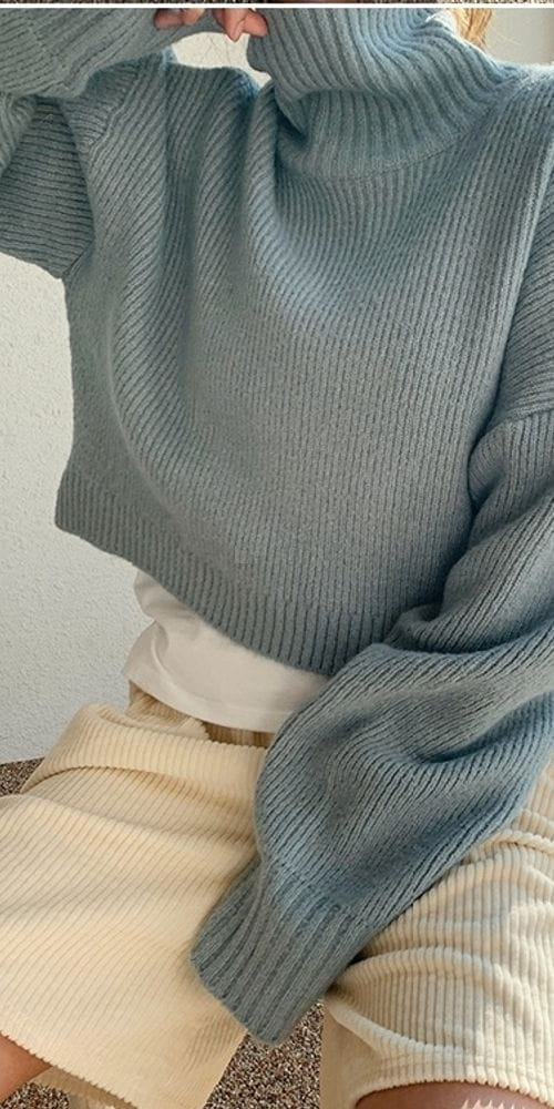 MOCHA - Korean Children Fashion - #Kfashion4kids - Puff Rib Knit Tee - 6