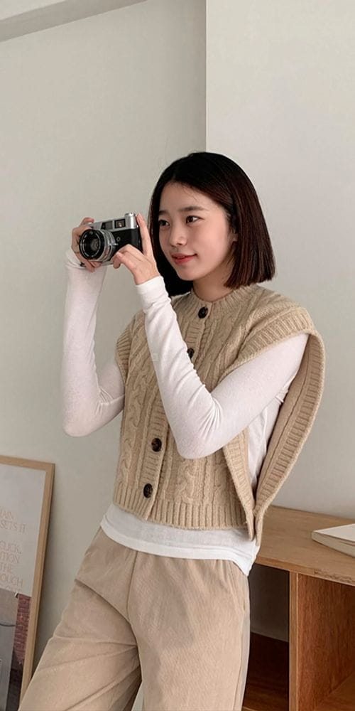 MOCHA - Korean Children Fashion - #Kfashion4kids - Mochi Twist Vest - 7